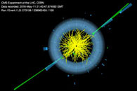 Событие рождения двух адронных струй с инвариантной массой 7,7 ТэВ