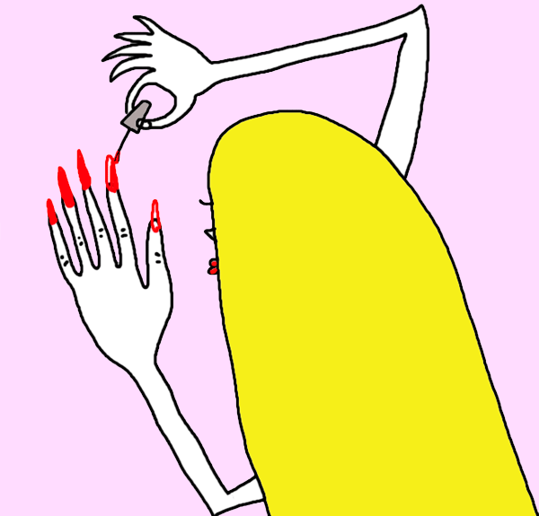 Почему растут волосы и ногти? Рисунок © Е.В.