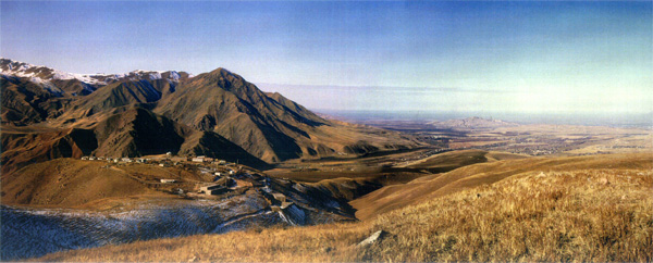 Вид полигона под Бишкеком