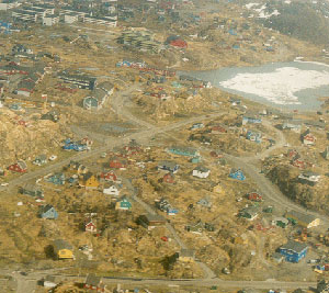 Гренландия с высоты птичьего полета (фото с сайта www.cs.washington.edu)