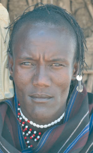 Рис. 1.1 Мужчина датога с косичками