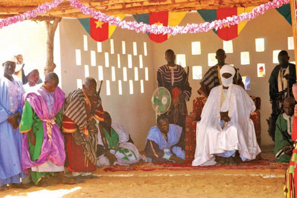 Рис. 1.5. Во многих арабских странах мужчины носят просторные одежды. Фульбе Северного Камеруна. Аудиенция у местного правителя. Фото В.В.Климова