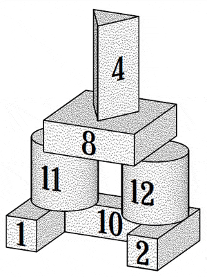 Рис. 93. Разработать «план строительства» вот такой башни.