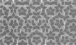 Рис. 2. "Мозаика Пенроуза" — проекция пятимерной кристаллической структуры на два измерения