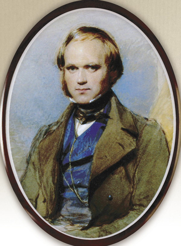 Чарлз Дарвин через три года после кругосветного путешествия на «Бигле». Худ. Джордж Ричмонд, 1839