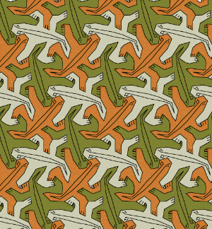 Это тоже своего рода равновесие. Рисунок Маурица Корнелиса Эшера (1898–1972). (С сайта www.enseignement.polytechnique.fr)