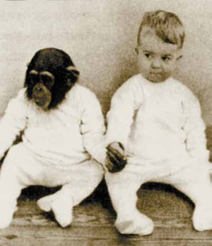 Доналд Келлог и Гуа. Изображение: «Наука и жизнь»