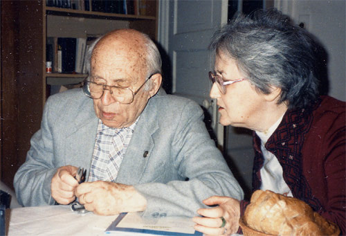 Гельфанд вместе с автором. США, Нью-Брансуик, 1994 год. (Из личного архива автора.)