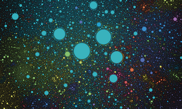 Схема интернета с сайта internet-map.net