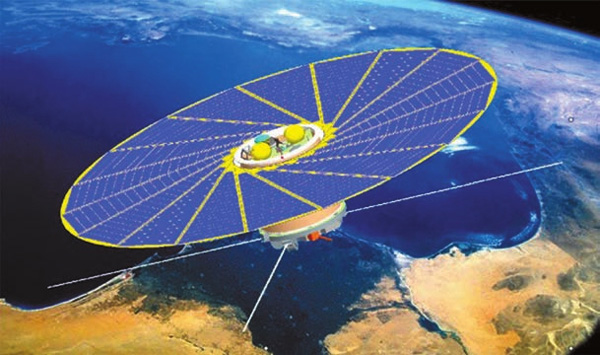 Российский проект КСЭС с тонкопленочными ФЭП, удерживаемыми раскруткой