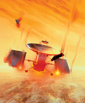 На далекой звезде Венере // Солнце пламенней и золотистей, // На Венере, ах, на Венере // У деревьев синие листья. (Николай Гумилев). Изображение: «Популярная механика»