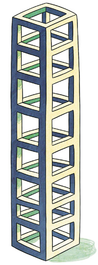 Наталья Рожковская «Сол Ле Витт: художник, который любил перебирать все случаи» («Квантик» № 7, 2014)