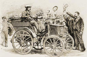 Автомобиль «Панар-Левассор». 1895 год. Уэллс предсказывал автомобилям большое будущее. Изображение: «Наука и жизнь»