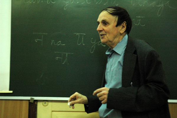 А. А. Зализняк, «О языке древней Индии». 11 февраля 2011 года, школа «Муми-тролль»