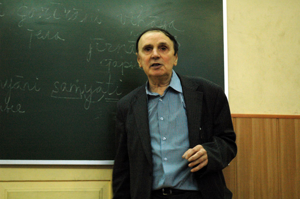 А. А. Зализняк, «О языке древней Индии». 11 февраля 2011 года, школа «Муми-тролль»