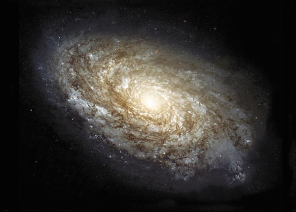 Спиральная галактика NGC 4414