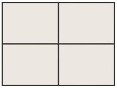 Лист разбивается на прямоугольники и складывается по линиям разбиения
