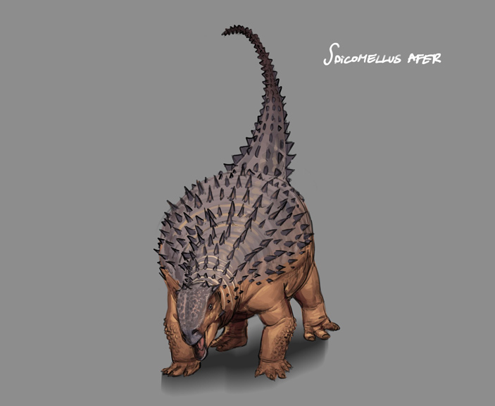 Древнейший из известных анкилозавров Spicomellus afer