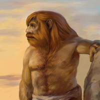 Неандерталец (реконструкция Николая Ковалева с сайта evolbiol.ru)