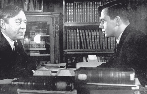 Б. Н. Делоне и И. Р. Шафаревич (конец 1940-х годов). Изображение: «Квант»