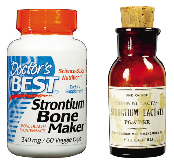 Стронций, как и кальций, поглощается костями. Он может пойти и во благо, и во вред (Теодор Грэй, «Элементы»)