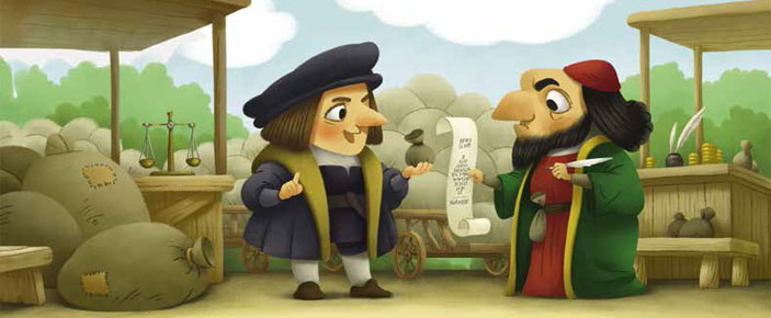 Рисунок Марии Усеиновой («Квантик» №10, 2016)