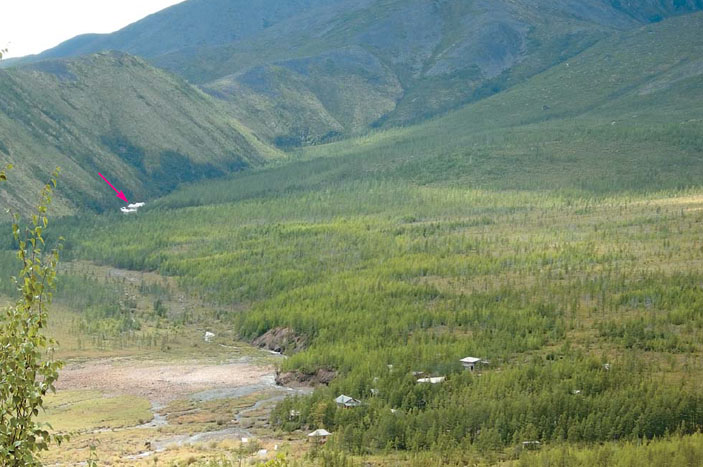 Типичный пейзаж в верховьях Колымы (Природа» №5, 2016)