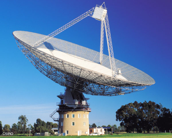 64-метровый радиотелескоп в Парксе (Новый Южный Уэльс, Австралия)