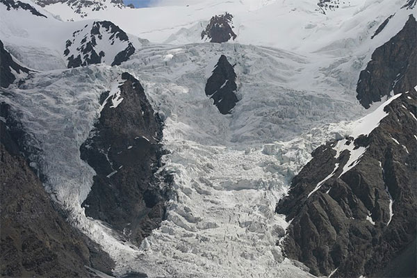 Ледопад (Памир, Таджикистан; фото автора, 2009)