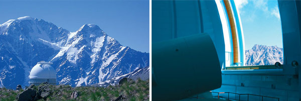 Рис. 3. Обсерватория Пик Терскол в Приэльбрусье. Изображение: «В мире науки»