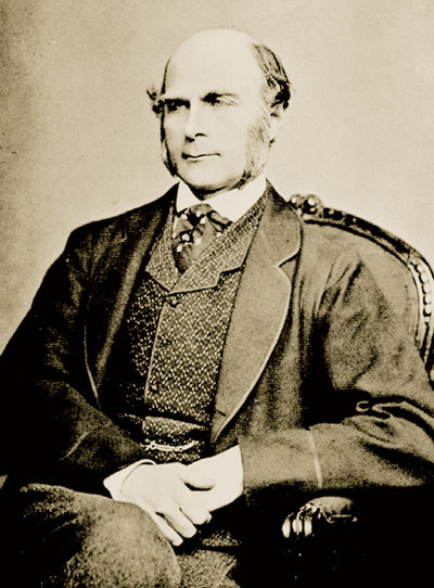Фрэнсис Гальтон (1822–1911) — известный английский учёный, основоположник дактилоскопии (двоюродный брат основателя эволюционного учения Чарлза Дарвина)