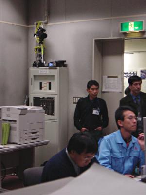 Хаябуса, ЦУП, веб-камера (фото с сайта www.isas.jaxa.jp)