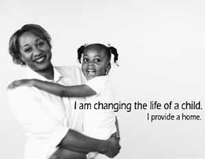 Американская рекламная картинка, пропагандирующая патронат (foster care). Фото с сайта www.co.kern.ca.us