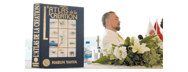 Турецкий креационист Харун Яхья, один из самых деятельных и плодовитых пропагандистов креационизма, активно рассылает свои книги «в подарок» жителям европейских стран. К сожалению, у многих европейцев они находят живой отклик. Иллюстрация из обсуждаемой статьи в Science