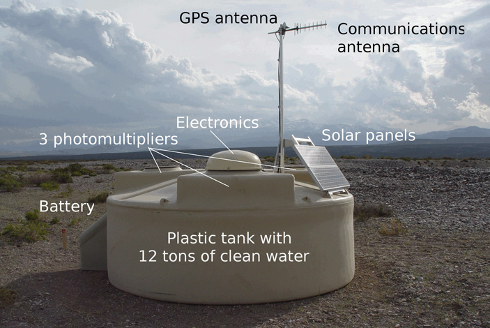 Рис. 3. Один из поверхностных детекторов обсерватории им. Пьера Оже