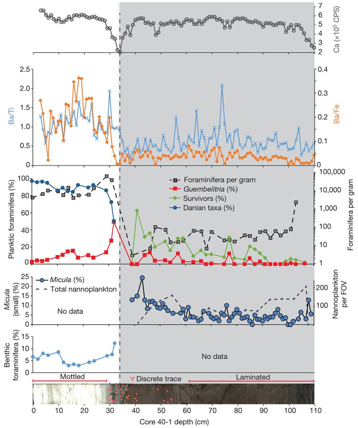 Рис. 2. Характеристики переходного слоя