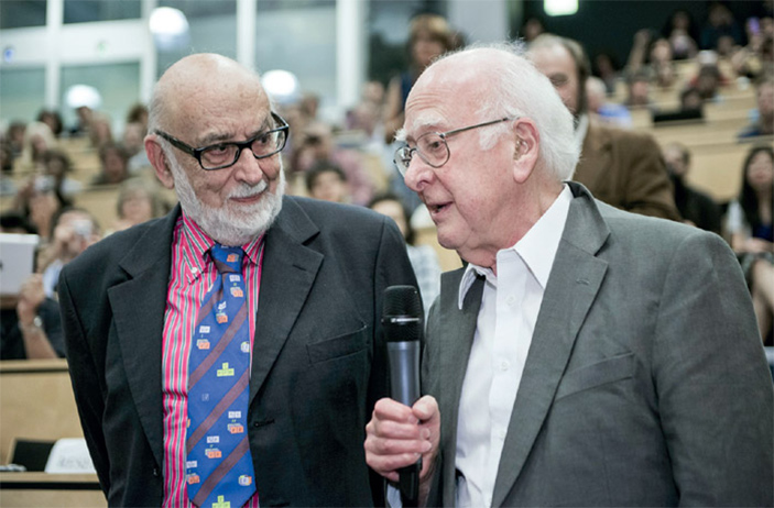 Рис. 2. Франсуа Энглер и Питер Хиггс