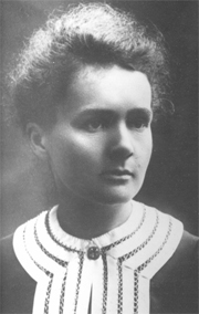 Мария СКЛОДОВСКАЯ-КЮРИ (Marie Sklodowska Curie). Фото с сайта www.chemistry.msu.edu
