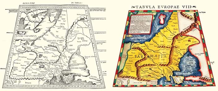 Карта "Европа восьмая" (Octava Evro) 