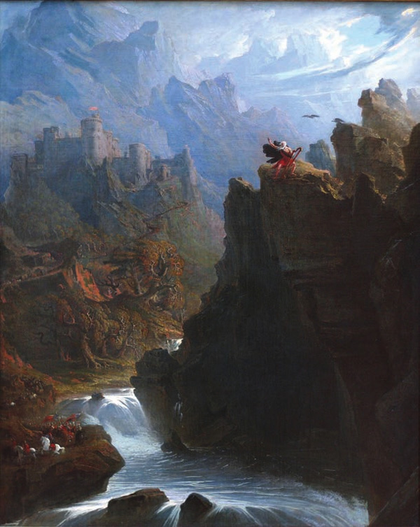 Бард. Картина Джона Мартина. Ок. 1817