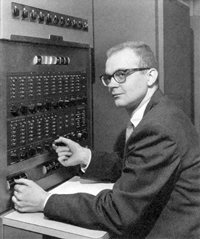 1958 год. Дональд Кнут и его первый компьютер IBM-650