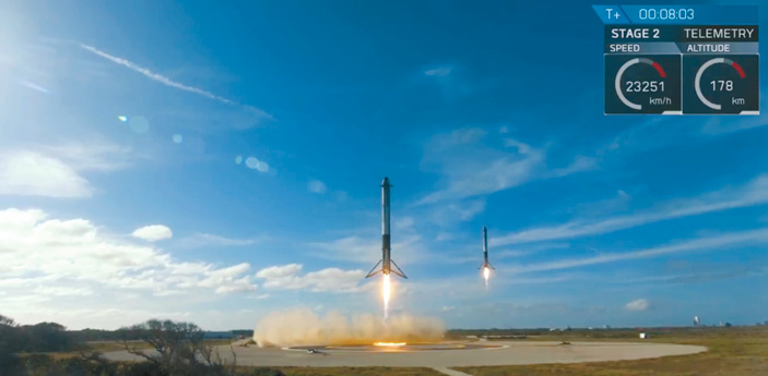 Фото SpaceX («ТрВ» №3(247), 13.02.2018)