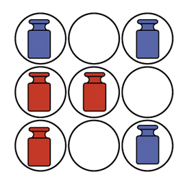 Гири в пиалах