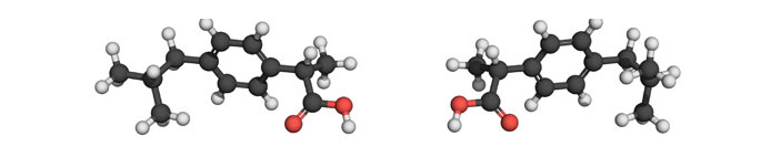 R- и S-энантиомеры ибупрофена