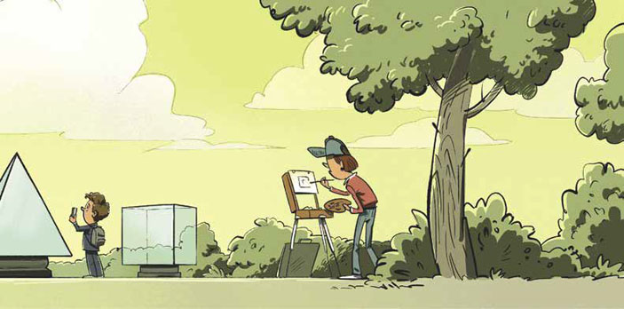 Рисунок Марии Усеиновой («Квантик» №11, 2020)