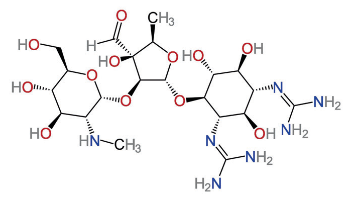 Формула стрептомицина