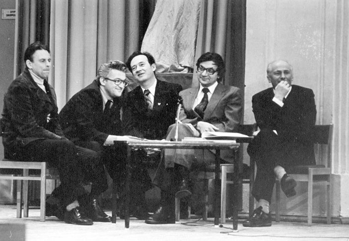 Юрий Гапонов, Степан Солуян, Александр Кессених, Вячеслав Письменный, Юрий Днестровский («Троицкий вариант» №23, 2019) 