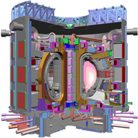 Конструкция Международного экспериментального термоядерного реактора ITER, строительство которого уже началось и должно по проекту закончиться к 2018 году