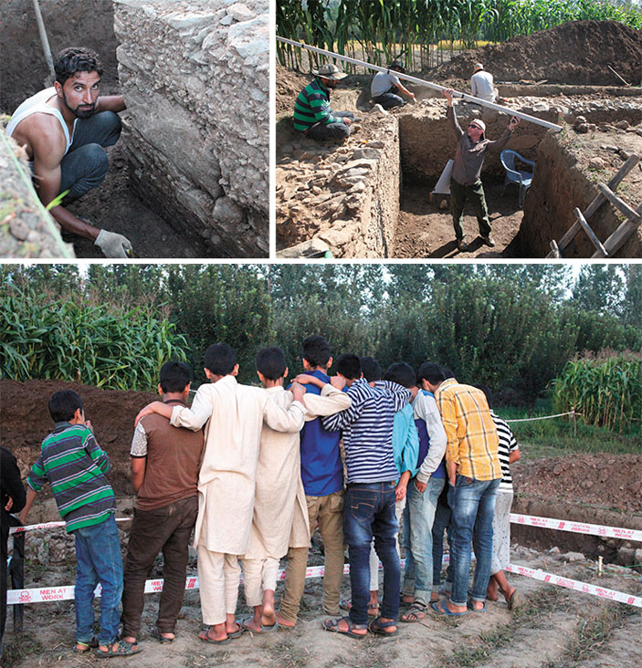 Все поля вокруг раскопов были засеяны, а вдоль границ полей проходили узкие и неглубокие каналы для воды («Наука из первых рук» №4, 2018)