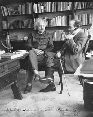 Скрипач Бронислав Губерман в гостях у Эйнштейна в Принстоне. 1937 год